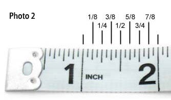 3 inches by 3 inches actual size